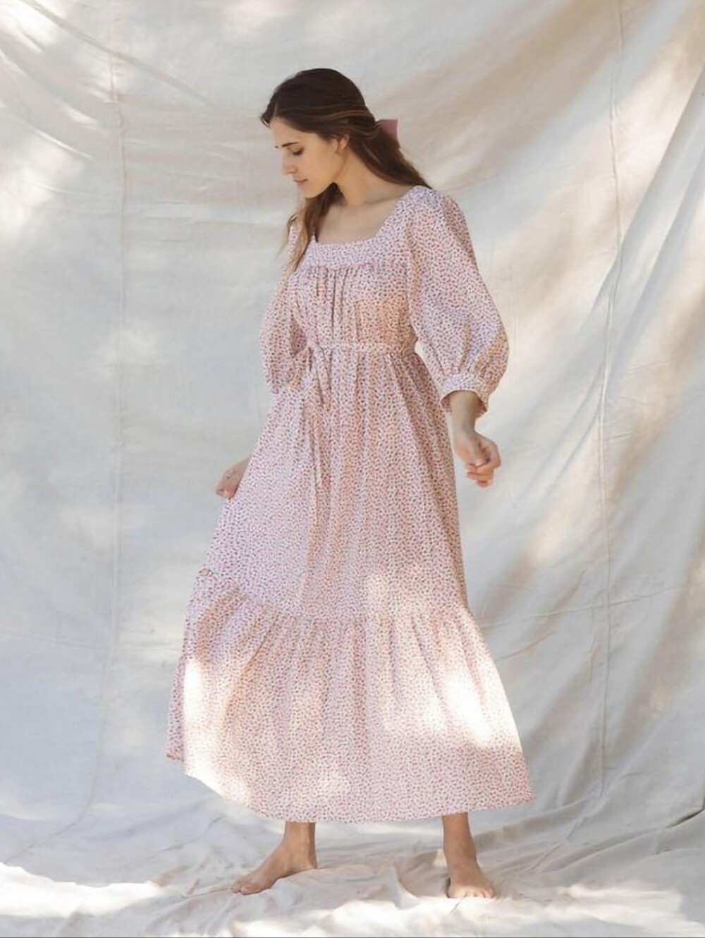 Christy Dawn Bianca Dress in Pink Rose Wildflower